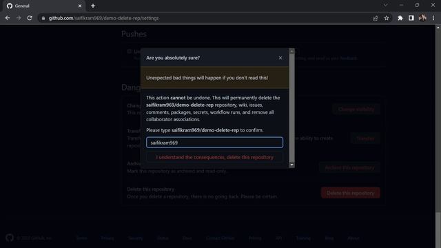 How to delete Github Repository | in hindi | SAIF IKRAM смотреть онлайн