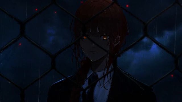 makima rain night chainsaw man desktop wallpaper смотреть онлайн