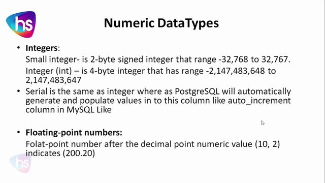DATA TYPES OF PostgreSQL - Easy to Understand смотреть онлайн