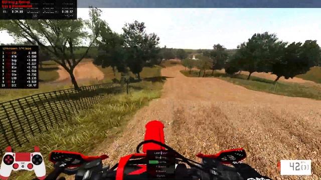 RACING EX TEAMMATES AND THIS HAPPENED IN MX BIKES! смотреть онлайн