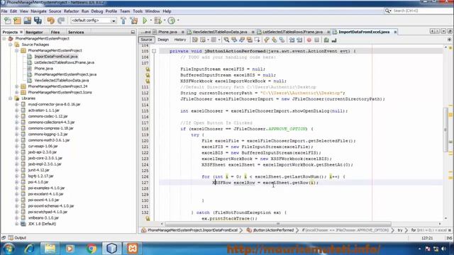 33. JAVA And MySQL Database Project (NetBeans IDE) Tutorial - How To Import Excel In JTable смотреть онлайн