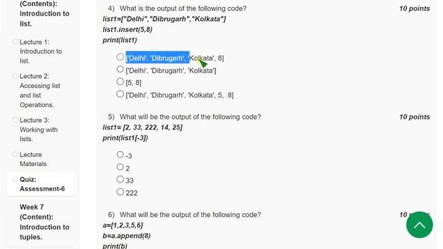 Programming in Python || NPTEL week 6 assignment answers 2023 #nptel #pythonprogramming #skumaredu смотреть онлайн