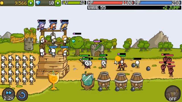 Grow Castle - Быстро растем до 100000 волн! Подготовка аккаунта к афк игре по 2-3-4 волны. смотреть онлайн