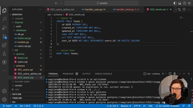 Build a Backend Web Server + RSS Aggregator | Full Golang Tutorial смотреть онлайн