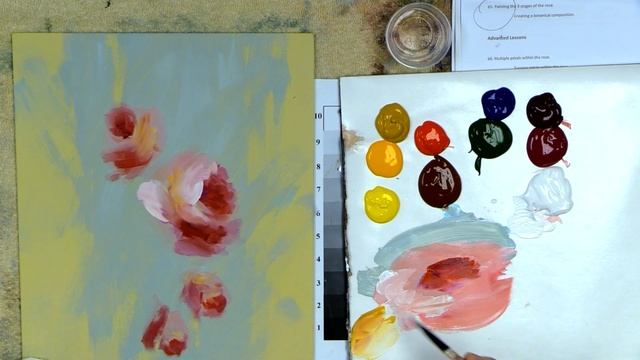 Acrylic Roses PR101 Video 65 3 Stages of the Rose смотреть онлайн