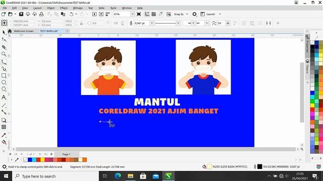 nyobain fitur baru coreldraw 2021 смотреть онлайн