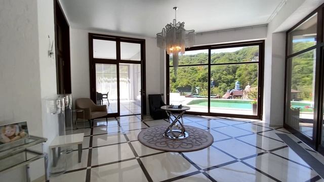 Сочи, Галицыно. Резиденция на 1 Га с бассейном, баней, прудом смотреть онлайн