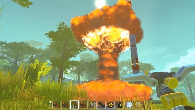 БИТВА ТРОЛЛЬ ПОДАРКОВ В SCRAP MECHANIC!!! смотреть онлайн