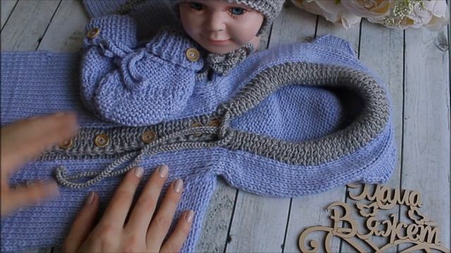 Готов мой комбинезон// Продвижение синего джемпера// Продвижение джемпера с ажурной кокеткой