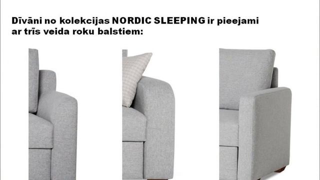 Trīsvietīgs izvelkams guļamais divans Nordic Sleeping смотреть онлайн