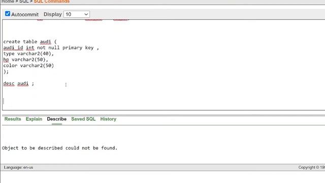 creating tables in oracle database смотреть онлайн