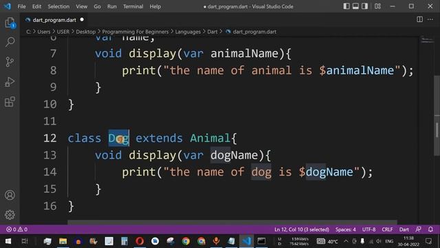 Dart Tutorial #27 - Super Keyword in Dart Programming смотреть онлайн