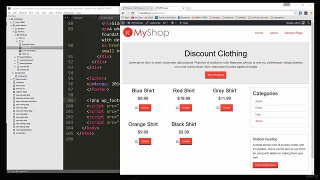 Foundation of eCommerce WordPress Theme смотреть онлайн