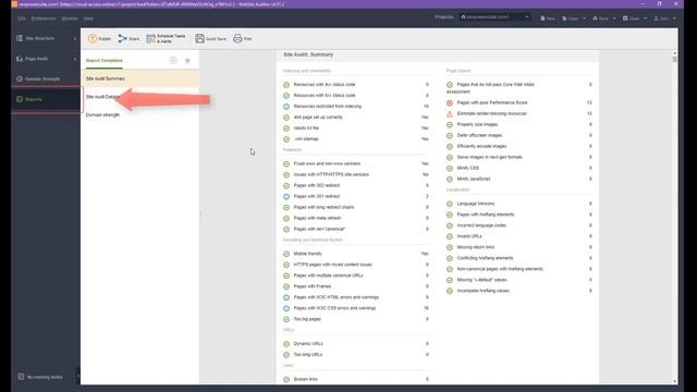 How to include only warnings and errors in WebSite Auditor reports? смотреть онлайн
