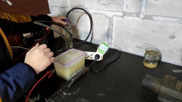 Генератор водорода с парами бензина