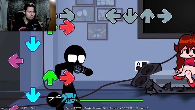 СТИКМЕН В ФРАЙДЕЙ НАЙТ ФАНКИН! Прохождение Friday Night Funkin' VS Stickman JZBoy смотреть онлайн