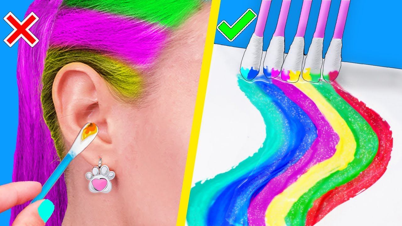 13 ЛАЙФХАКОВ для рисования и необычных поделок АНТИСТРЕССОВ! Идеи для Школы своими руками LIFE HACKS смотреть онлайн