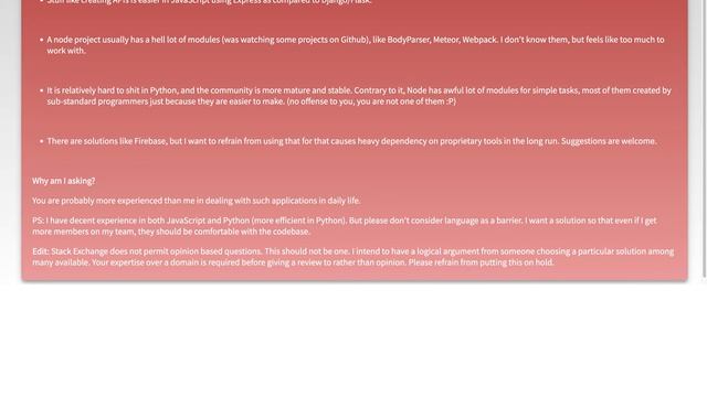 Would you recommend Python or NodeJS for creating real-time web service? смотреть онлайн