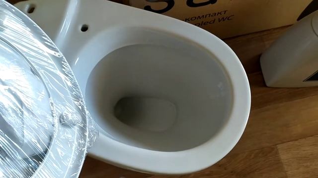 Распаковка — Унитаз напольный Santek Римини смотреть онлайн