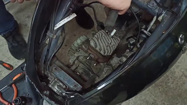 Установка ЦПГ Honda Joker 50 смотреть онлайн