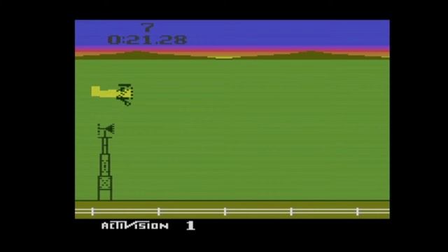 Atari 2600 Barnstorming Game Play смотреть онлайн