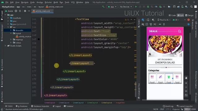 Delivery App UI Design | Android UI Design Tutorial | UiUX Tutorial смотреть онлайн