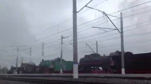Парад паровозов в Щербинке - сентябрь 2012