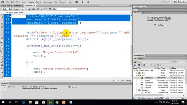 Tutorial 23: PHP Login Page including database with ReCaptcha Part 2, FREE DOWNLOAD смотреть онлайн