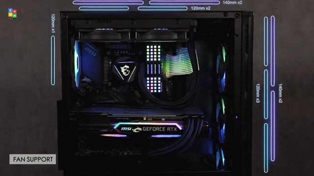 Top 10: Best RGB Gaming Cases of 2022 / Computer Case, PC Case, ATX Mid-Tower Gaming Chassis смотреть онлайн
