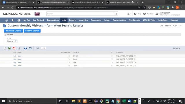 NETSUITE ORACLE Saved Search смотреть онлайн
