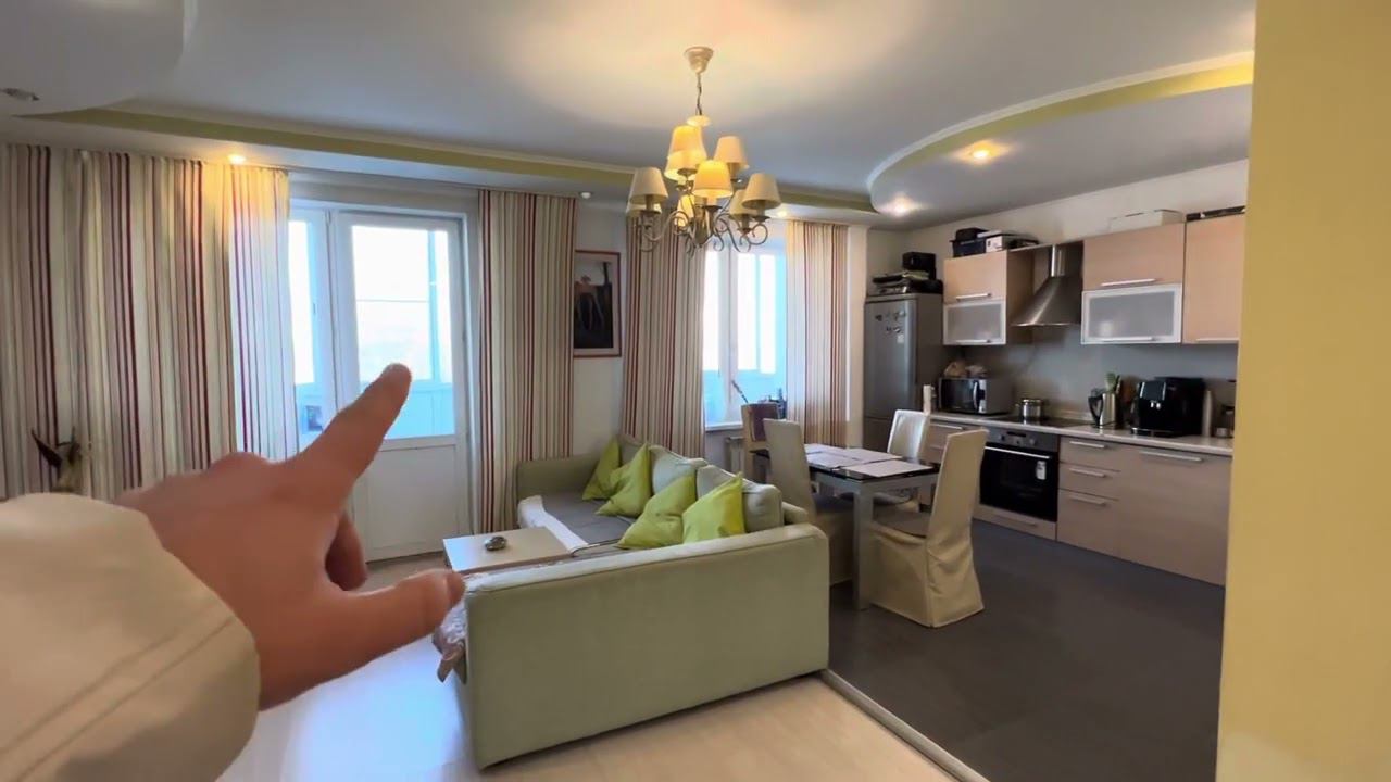 Рум-тур по 3-к квартире на ул. Байкальская, 202/13 (продажа) смотреть онлайн