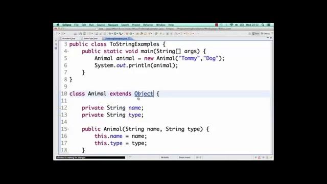 Chapter 10 (Lesson 5: Using the toString Method) смотреть онлайн