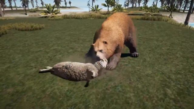 Grizzly Bear Hunting All Prey Animals In Slow Motion (Far Cry 5) смотреть онлайн