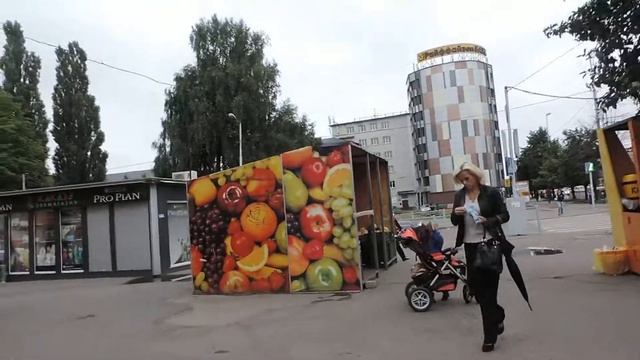 Ленинский проспект у Книжной лавки. Калининград