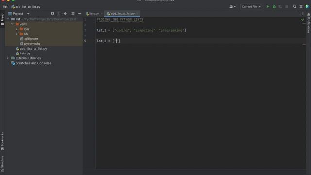How to Add Two Python Lists смотреть онлайн