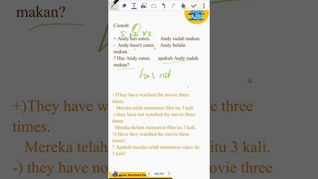 Present perfect tense. смотреть онлайн