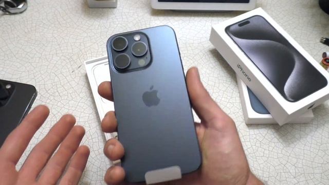 Unboxing - iPhone 15 Pro (256GB, Blue Titanium) смотреть онлайн