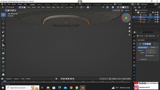 Blender Beginner Tutorial - Part 1 PEPSI CAN#blender #blender3d #blendertutorial #3dsmax #art смотреть онлайн