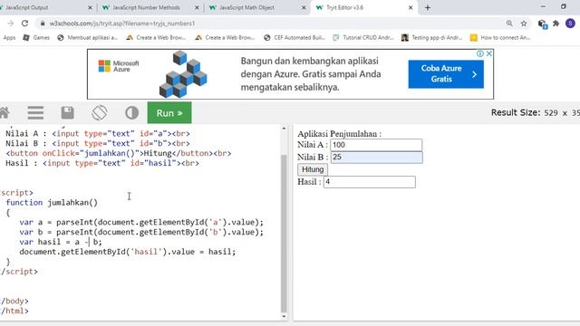 BTIK Kelas X - Pengenalan JavaScript dalam HTML смотреть онлайн