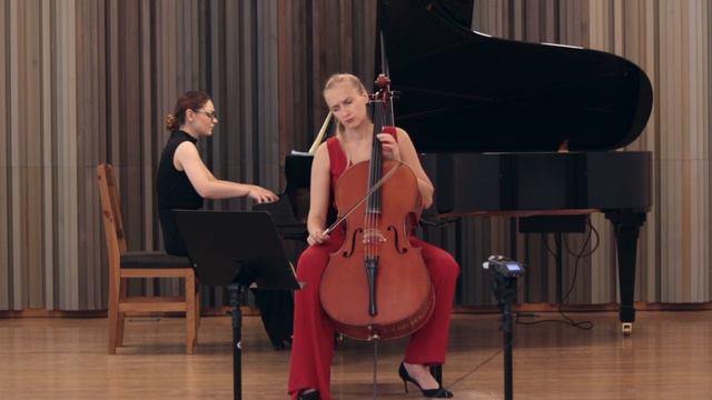 Brahms- Cello Sonata No.1 in E minor, Op. 38 / Margarita Balanas , Daria Tudor смотреть онлайн