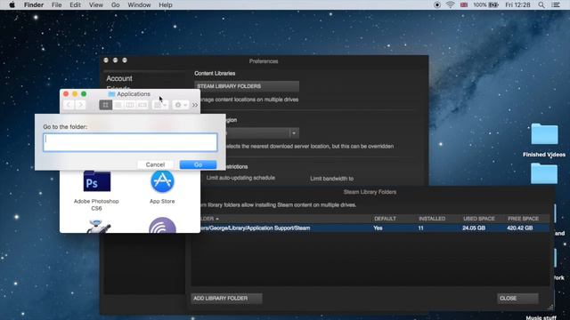 How To Find Your Steam Folder On Mac 2017 (QUICK & EASY) - Mac Steam Folder Location смотреть онлайн