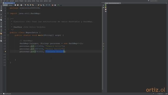 Java - Ejercicio 106: Usar las Estructuras de Datos Hashtable y HashMap смотреть онлайн