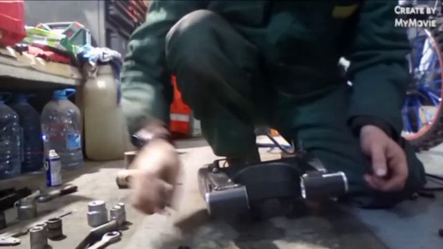 Замена подшипников на маятнике Yamaha WR250R. смотреть онлайн