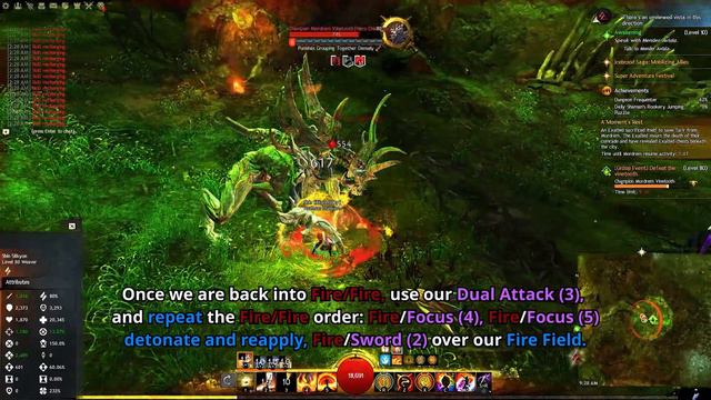 Guild Wars 2: Beginner Guide on Solo Open World Condition Weaver Skill Orders смотреть онлайн