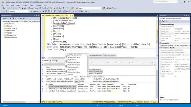 Select Data from using Inner Join in MS SQL Server Database with Multiple Tables and Where Conditio смотреть онлайн