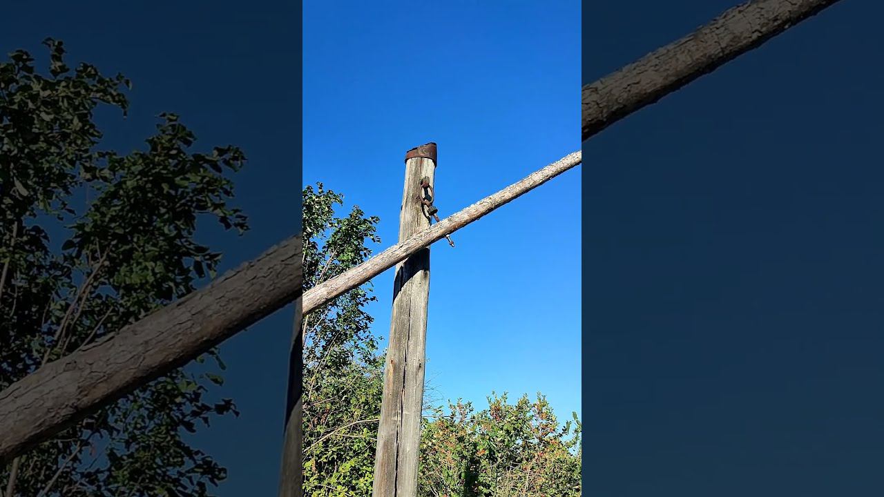 Колодец Журавль Много ли их осталось в деревнях #shorts смотреть онлайн