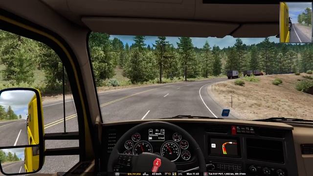American Truck Simulator : Kamloops (BC) ▶ Santa Maria (CA) смотреть онлайн