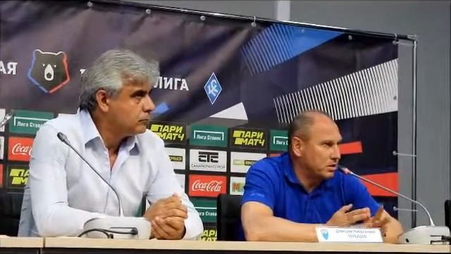 Пресс-конференция главного тренера "Нижнего Новгорода" Д. Черышева 20619 смотреть онлайн