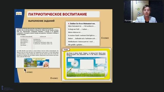 Воспитательный потенциал урока немецкого языка смотреть онлайн