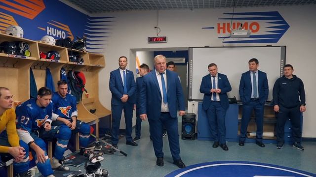 Победная раздевалка после первого матча "Хумо" - "Иртыш". 19.09.2023. Pro Hokei Ligasy. смотреть онлайн
